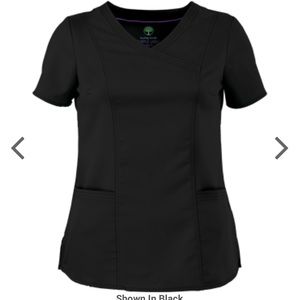 Purple label by healing hands scrub top